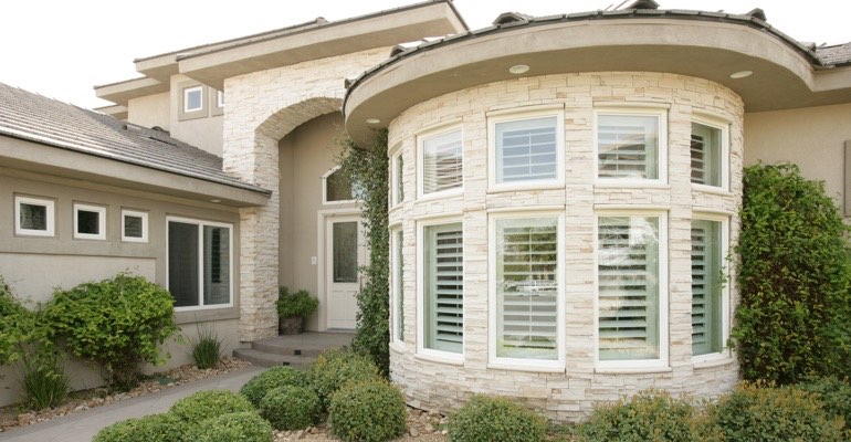 Exterior view of shutters Boston home